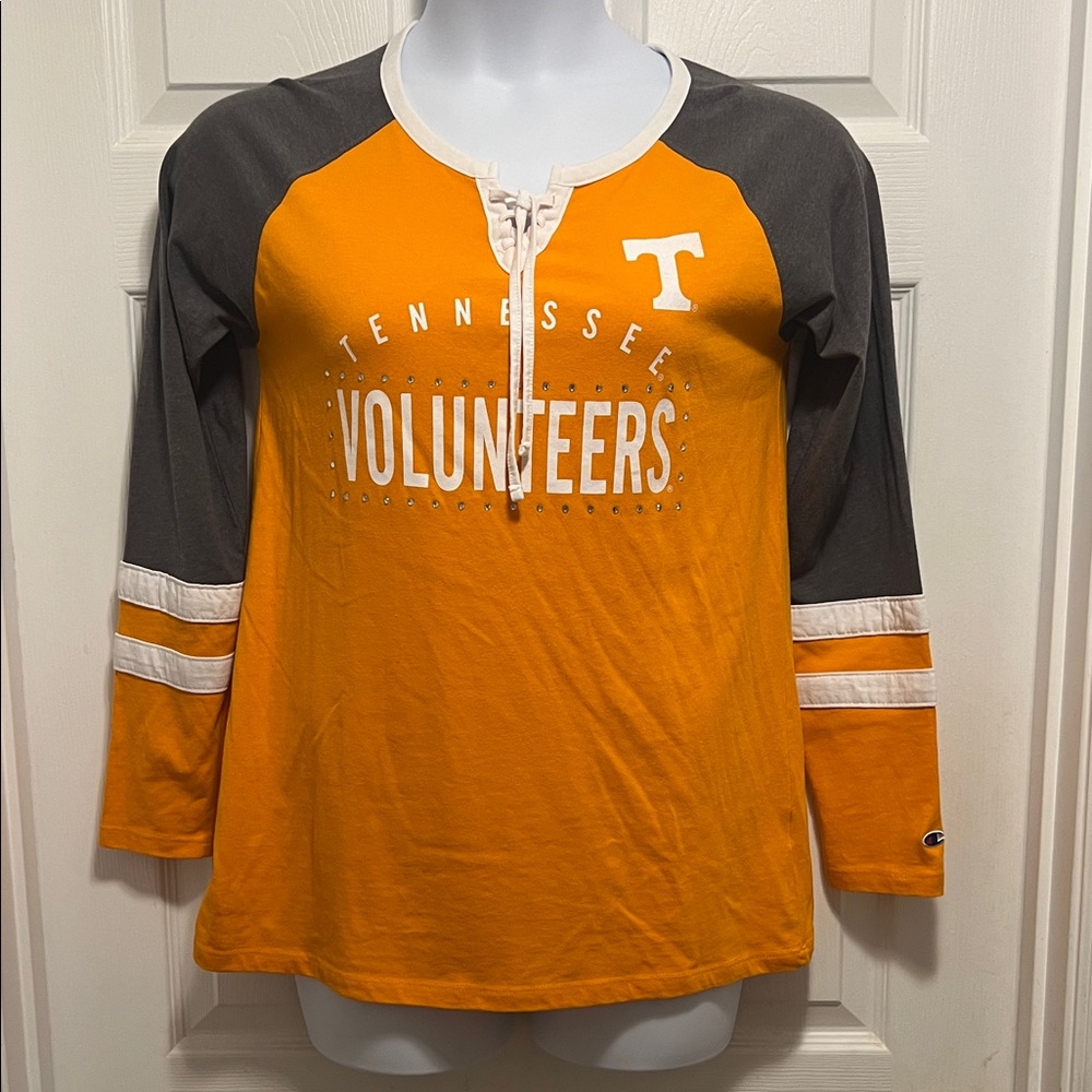 Champion Orange Athletic UTK 3/4 Sleeve Tee